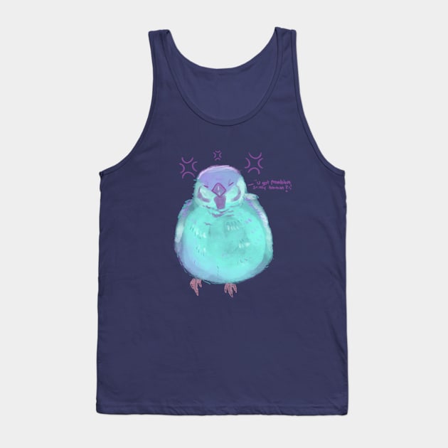 Sassy Finch Tank Top by JessaCreation